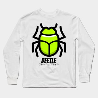 Beetle Dung Animal Green Long Sleeve T-Shirt